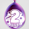 Party ballonnen 2 jaar (8 stuks)